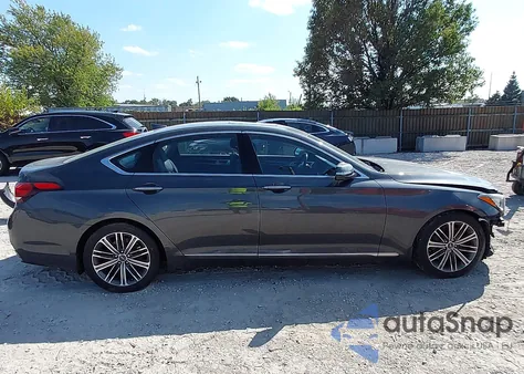 2018 Genesis G80 3.8 from USA, damaged, VIN KMHGN4JEXJU223637